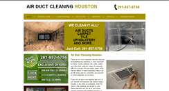 Desktop Screenshot of airductcleaning-houston.com